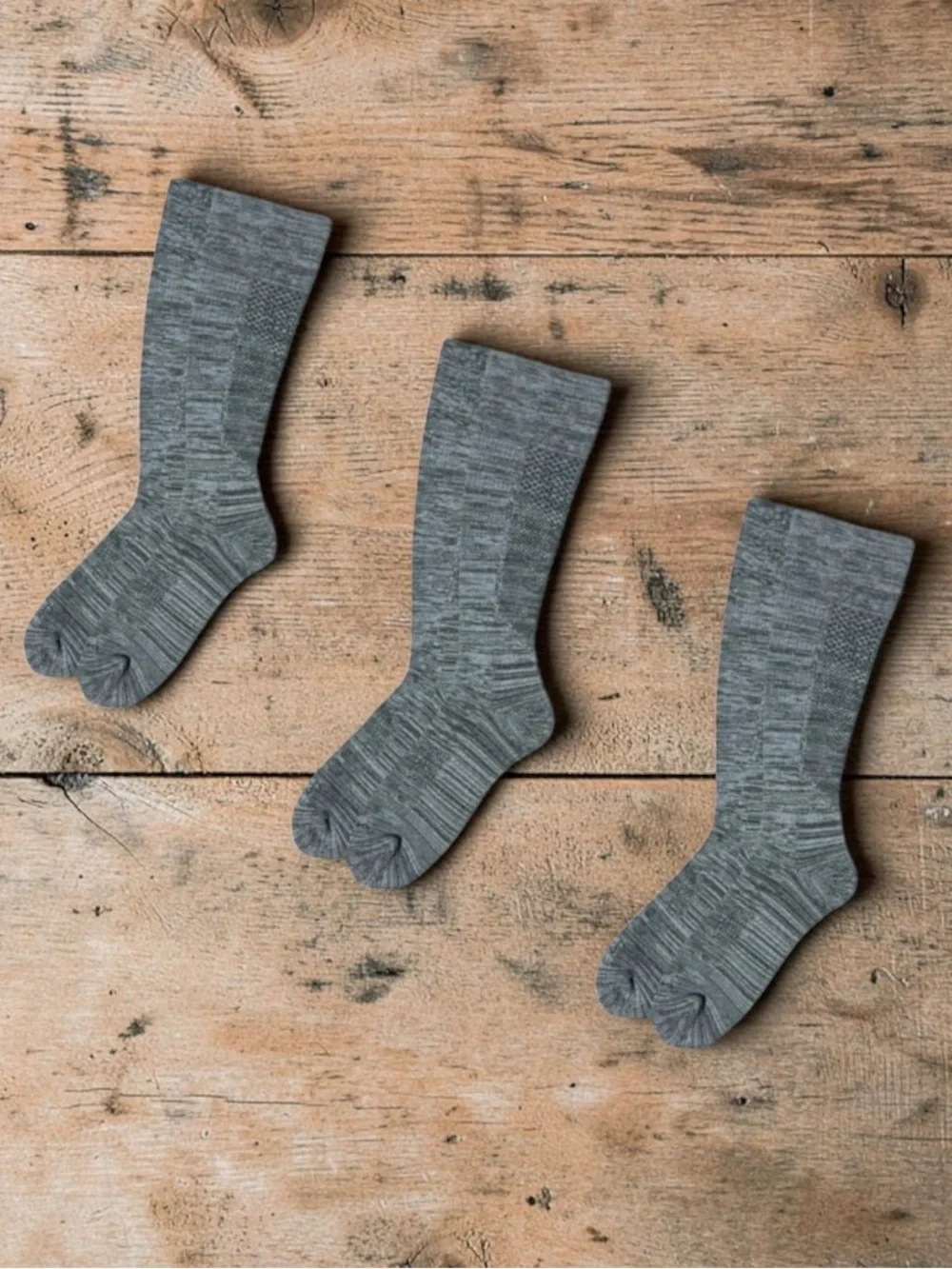 🌻NEW NWOT Tommie Cooper 3-pack Heathered Gray Compression Socks